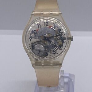 Vintage Swatch Skeleton Dial Quartz Watch